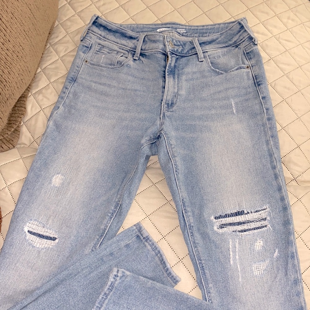 Old navy rockstar mid rise pants